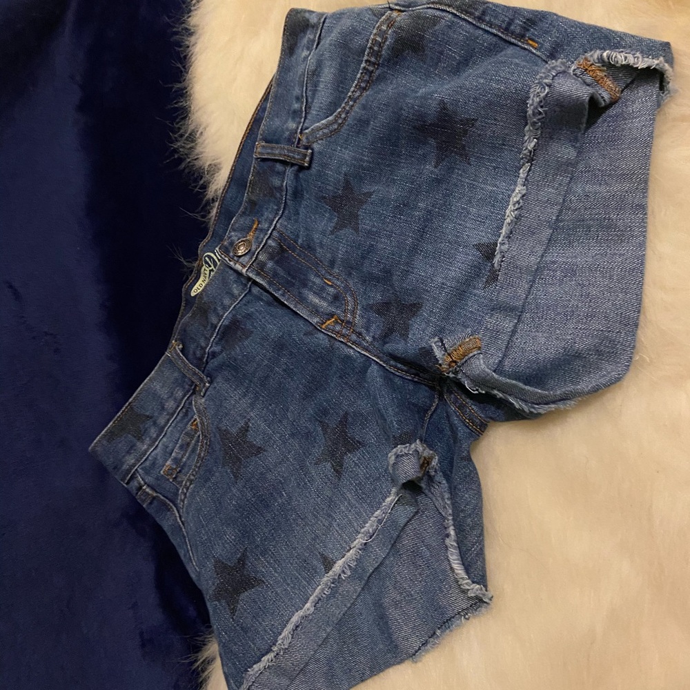 Denim shorts